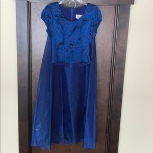 Beautiful royal blue prom dress - skirt plus top